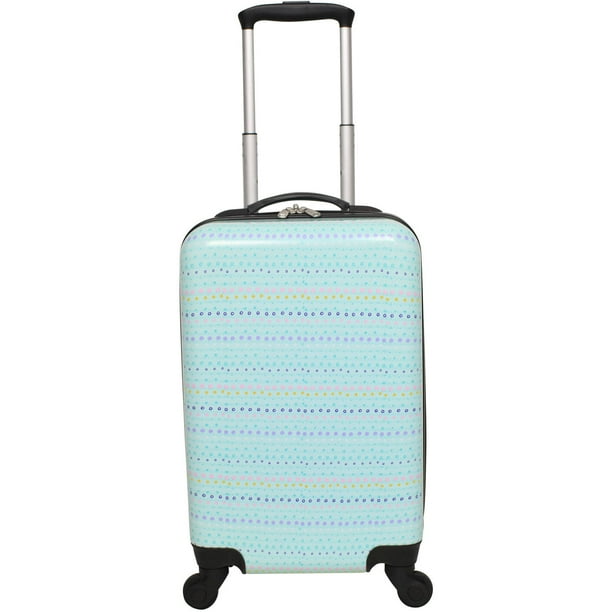 Kids Luggage 18 inch Carry On Fox Travel Trolley LeLeTian Girls Suitcase Hardshell Spinner Wheels